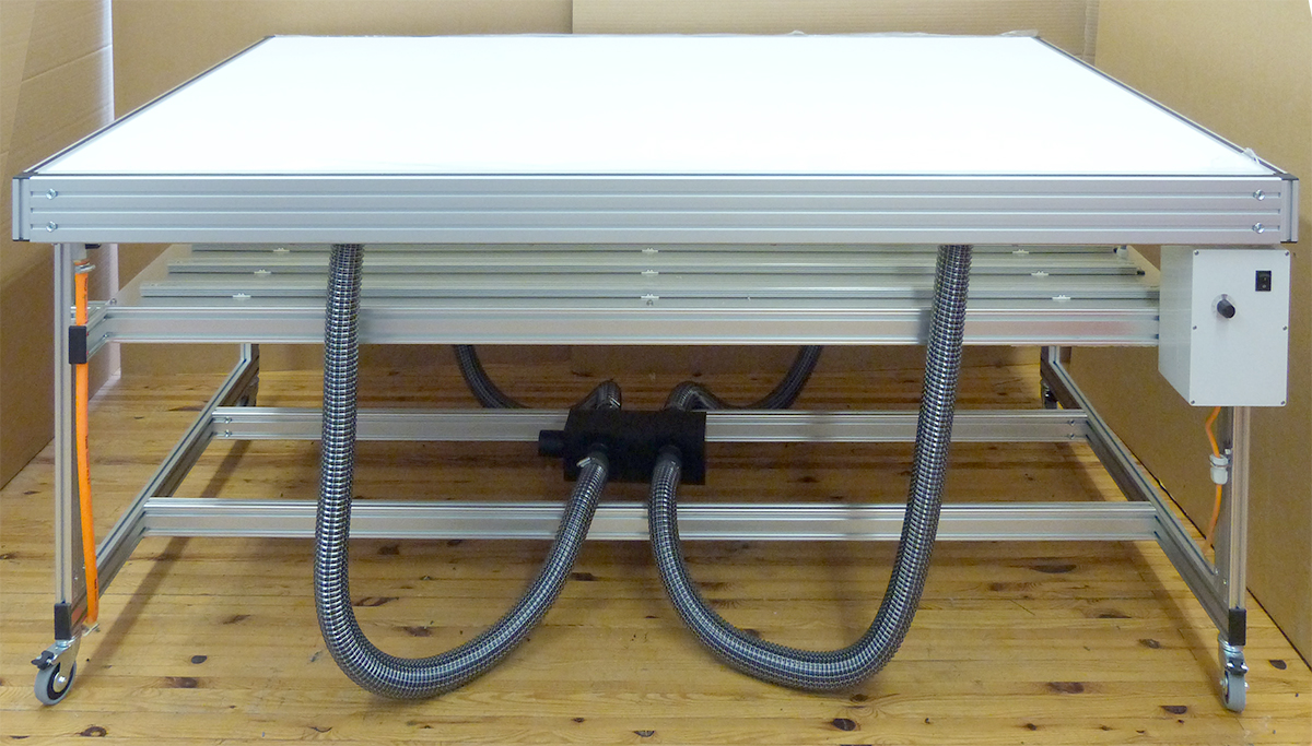 suction low pressure table