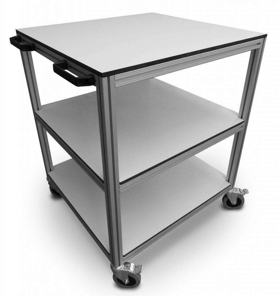 Restauratoren Beistelltisch, Transportwagen